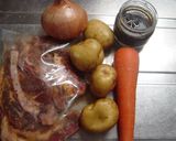 骨付きカルビで✿コク美味煮込み作り方1写真