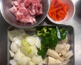 揚げない酢豚。作り方1写真