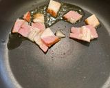 ハロウィンにも🎃カボチャのクリームスープパスタ作り方2写真