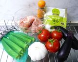 残り野菜で～チキンガンボ♬♩♫♪作り方1写真