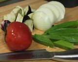 残り野菜で～チキンガンボ♬♩♫♪作り方2写真