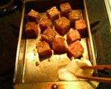 甘からサイコロステーキ丼作り方3写真