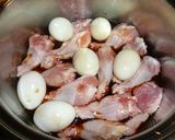 鶏手羽元とゆで卵のさっぱり煮♪作り方1写真