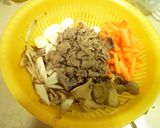 簡単☆牛肉と里いもの炊き込みご飯作り方2写真