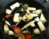 夏野菜カレー★温泉卵トッピングで作り方3写真
