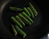簡単＆短時間♪こんがりオクラのバター醤油作り方6写真