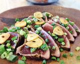 簡単で美味しい【カツオ】【牛肉】のたたき作り方6写真