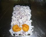 ラップでくるっと簡単☆えび天巻き☆作り方4写真