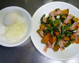 ツーンとおいしいかぼちゃのサラダ☆作り方1写真