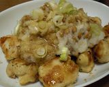 カリカリ胸肉@ふわっふわ♪納豆おろし作り方7写真