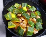 鶏肉とかぼちゃの煮物作り方3写真