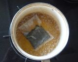 敬老の日に☆アガーを使ったほうじ茶プリン作り方2写真