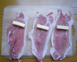 豚肉チーズ巻きジェノベーゼソースで☆作り方1写真