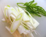 ピーマンとザーサイの中華そば・あんかけ風作り方1写真