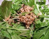 簡単惣菜・水菜とじゃこの塩昆布和え作り方5写真