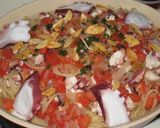 タコとフレッシュトマトのパスタ作り方11写真