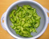 簡単☆ツナと麺つゆdeゴーヤチャンプルー作り方1写真