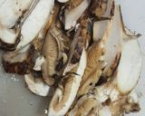 松茸の卵炒め作り方1写真