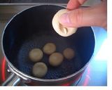 コーヒー風味でもっちりお団子♪作り方4写真