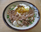 豚そぼろととろろと温玉のぶっかけうどん作り方6写真