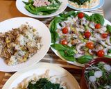 ❤モロヘイヤＤＥ　ザクザク❤冷うどん❤作り方5写真