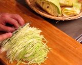 大阪のお好み焼き♪　～スジ肉入り～作り方4写真