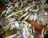鶏もも肉ときのこの甘辛炒め煮作り方9写真