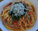 しらすとミニトマトのノンオイルパスタ作り方8写真