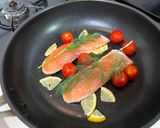 サーモンのディルレモン焼き🇸🇪SWE料理作り方2写真