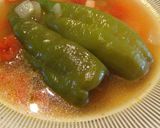 甘長ピーマンのトマトスープ作り方7写真