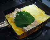 プチリッチ☆豚シソマヨの卵焼き♪作り方4写真
