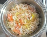 秋♪きのこ御飯、海の幸あんかけ♪作り方3写真