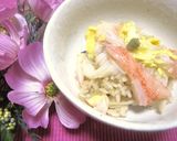 秋♪きのこ御飯、海の幸あんかけ♪作り方4写真