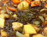 蒸鶏の醤油煮(アンドンチムダッ)韓国料理作り方9写真