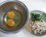 ちくわと大葉のふわふわだし巻きたまご作り方1写真