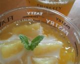 トロピカーナで♪白玉入り和風ゼリー作り方9写真