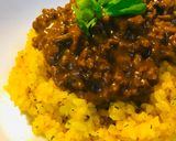 レトルト●挽肉カレー＆ターメリックライス作り方4写真