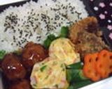 お弁当❤カニカマ入り卵焼き作り方5写真