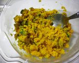 お弁当に☆かぼちゃサラダでハート&お花作り方3写真