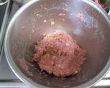 ふわもち蓮根入り肉団子とキャベツ煮作り方3写真