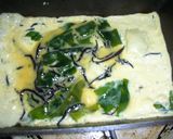 お弁当用卵焼き(若芽とヒジキのマヨ醤油)作り方4写真