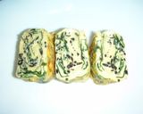 お弁当用卵焼き(若芽とヒジキのマヨ醤油)作り方6写真