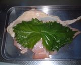 大葉にんにく風味のチキンソテー作り方3写真
