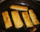 冷めてもおいしい★ベーコンポテト春巻き作り方4写真