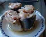 さば缶で❀麻婆なす風？！丼作り方2写真