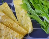 可愛い前菜＊生ハムと卵で水菜巻き♪作り方1写真