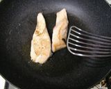 サーモンと松茸のクリーミーパスタ作り方2写真