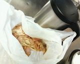 簡単✿チキンの❀ごぼう衣の✿変わり唐揚げ作り方4写真