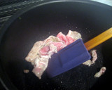 お手軽・高菜と豚肉のとろりたまごスープ作り方1写真