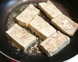 かにあんかけ豆腐ステーキ作り方3写真